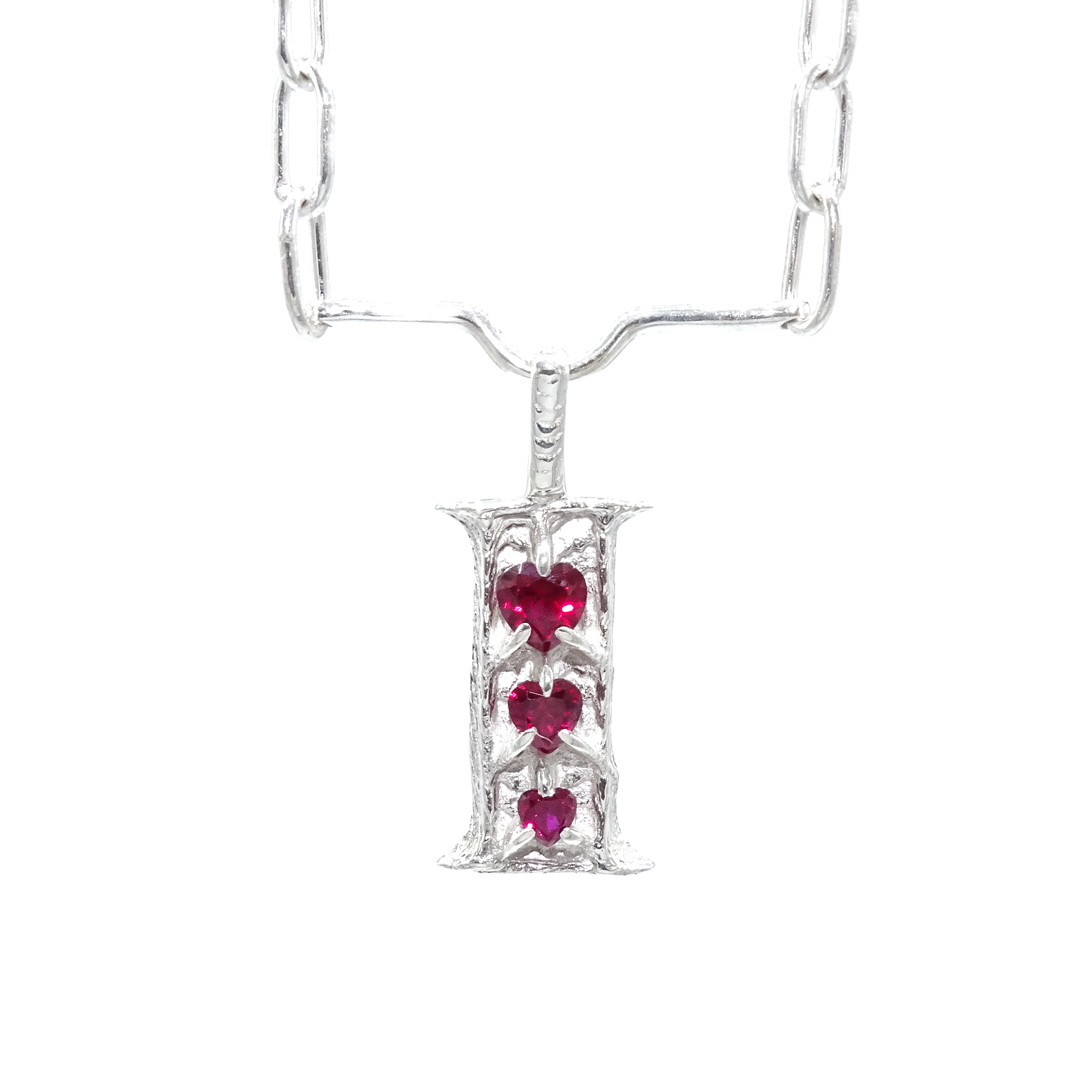 Heart Triplet Necklace - Image 2