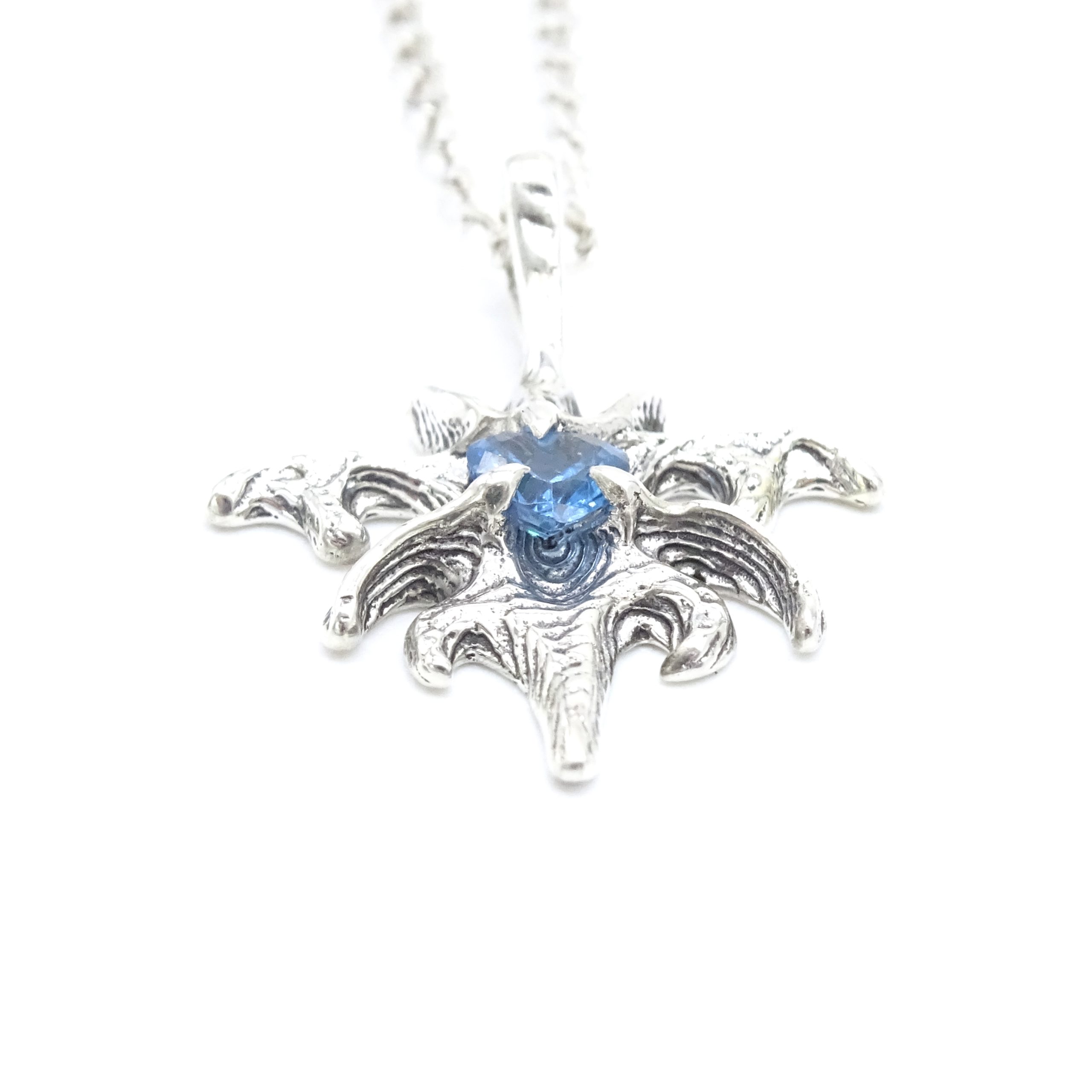 Blue Dragon Heart Necklace - Image 2