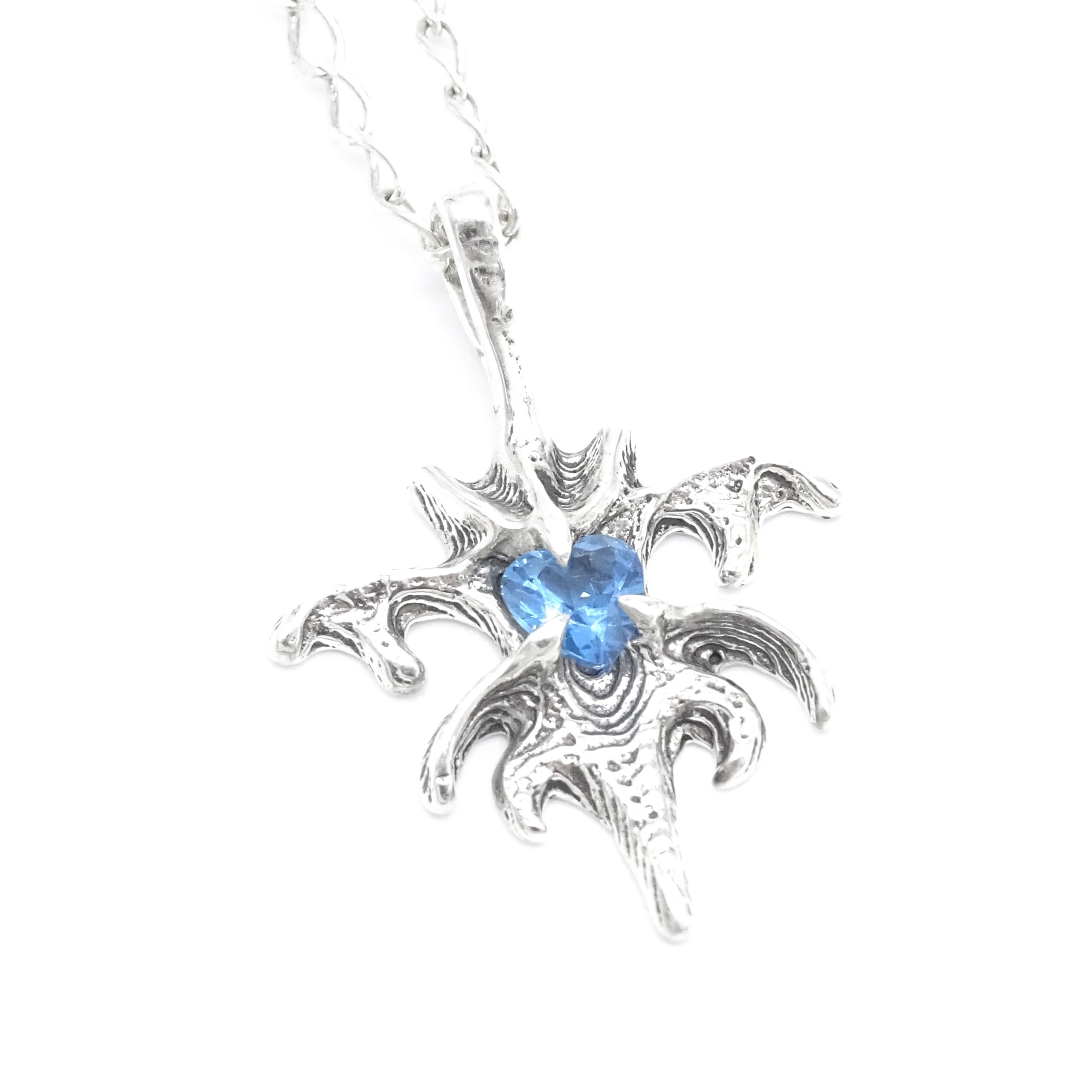 Blue Dragon Heart Necklace - Image 3